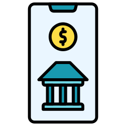 Mobile banking icon