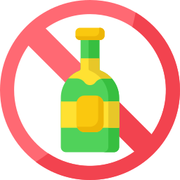 No alcohol icon