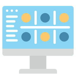 Online conference icon