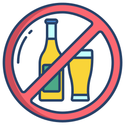 No alcohol icon