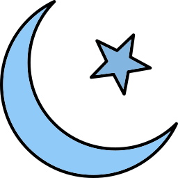 Crescent moon icon