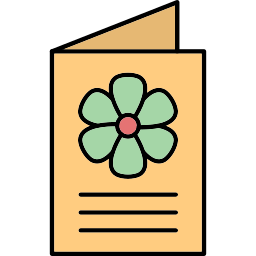 Greeting card icon