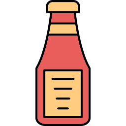 Ketchup bottle icon