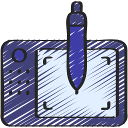 Drawing tablet icon