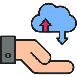 Cloud data icon