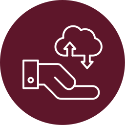 Cloud data icon