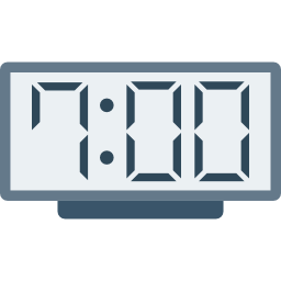 Digital clock icon