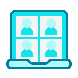 Online meeting icon