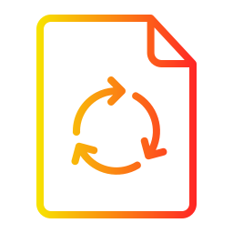 Paper recycle icon