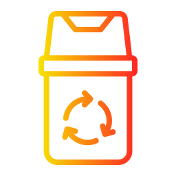 Trash bin icon