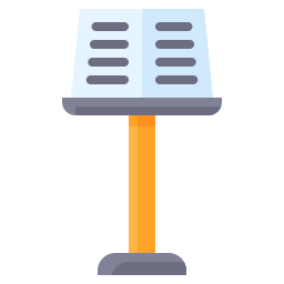 estante de partitura Ícone