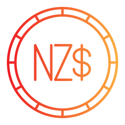 New zealand dollar icon