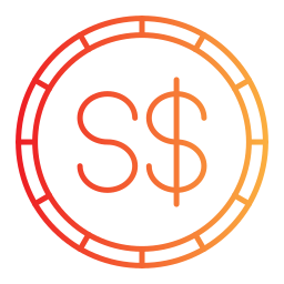 Singapore dollar icon