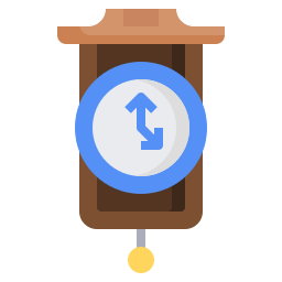 Grandfather clock icon