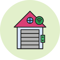 Smart garage icon