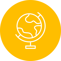 Globe earth icon