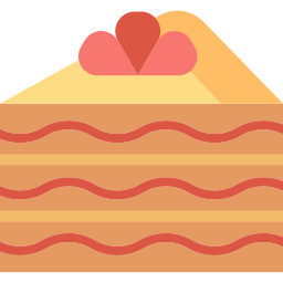 pezzo di torta icona