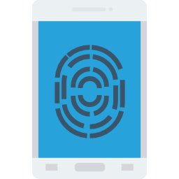 Fingerprint scan icon