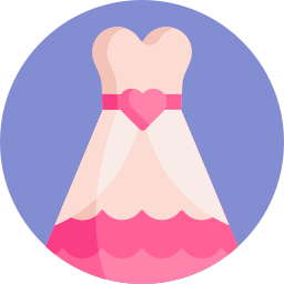 Wedding dress icon