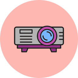 Video projector icon