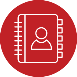 Contact book icon