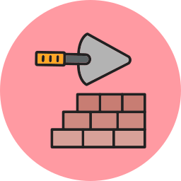 Brick wall icon