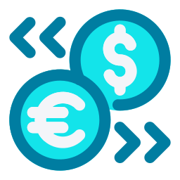 Money exchange icon