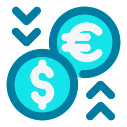 Money exchange icon