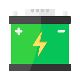 Car battery icon