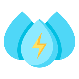 Water energy icon