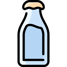 Milk bottle icon