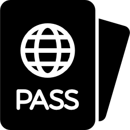 cartão de passaporte Ícone