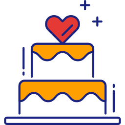 Wedding cake icon