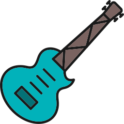 guitarra elétrica Ícone