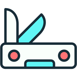 Utility knife icon