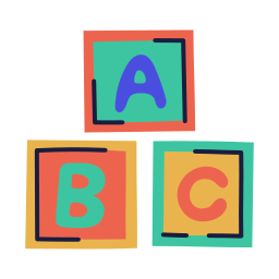 Блок abc иконка