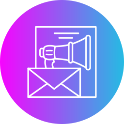 Email marketing icon