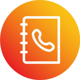 Phone book icon