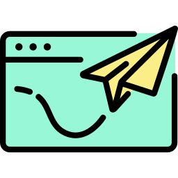 Paper plane icon