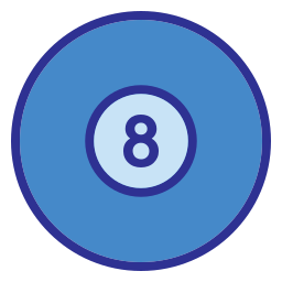 Billiard ball icon