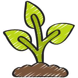 Grow plant icon