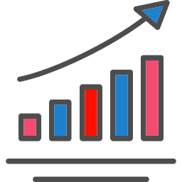 Growth chart icon