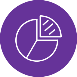diagramme circulaire Icône