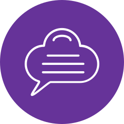 Speech bubble icon