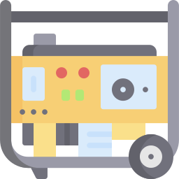 Electric generator icon