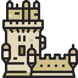 Belem tower icon