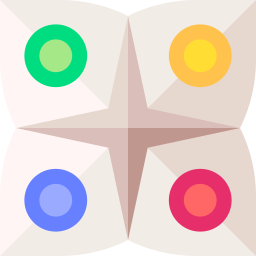 Cootie catchers icon