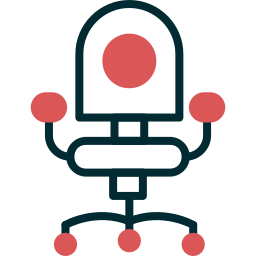 Office chair icon