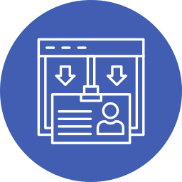 carte d'identité Icône