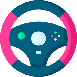 Steering wheel icon